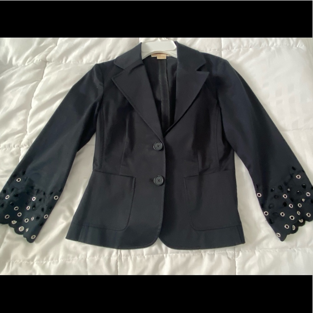 Michael Kors Black Jacket. 99% cotton. Sz 4
